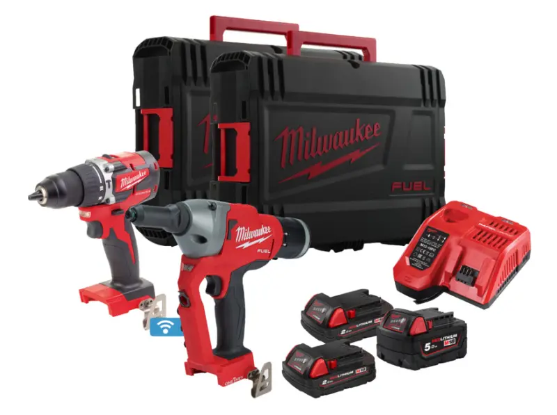 Sada Aku nářadí Milwaukee M18 FPP2BC-523X, 4933481024 (MI4933481024)